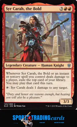 Syr Carah, the Bold #145 Throne of Eldraine Magic_the_gathering - Image 1