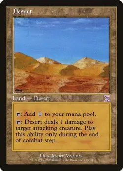 1 x Desert - Time Spiral - Timeshifted - LP - Magic The Gathering - MTG - EOF - Image 1