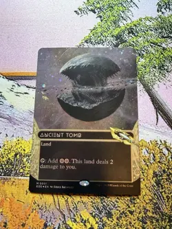 Ancient Tomb (091) (Borderless) - Galaxy Foil - MTG Edge Eternities - Image 1