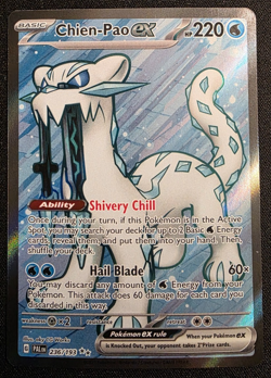 Chien-Pao ex 236/193 Pokemon Paldea Evolved NM - Image 1