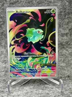 Pokemon TCG Bulbasaur 133/132 Mega Evolutions Stamped Promo - Image 1