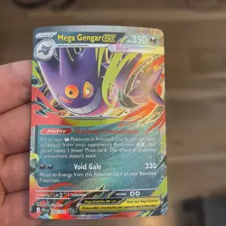 Pokemon Mega Gengar ex 056/094 Me02: Phantasmal Flames Holo 350 HP English - Image 1