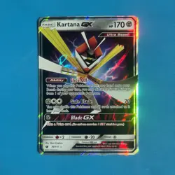 Kartana GX 70/111 Sm-Crimson Invasion Holo Pokemon TCG Card LP - Image 1