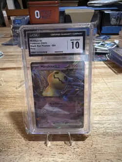 Pokemon TCG Mimikyu EX #004 Promo Scarlet & Violet Black Star Promos CGC 10 - Image 1