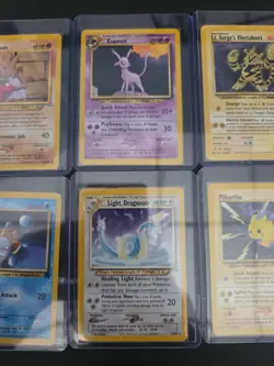 Pokemon Vintage Non-Holo 9 Card LOT Gym Heroes/Rocket/Neo - Image 4