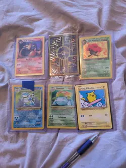 Pokemon High End Chase Vintage Holo. Ancient Mew Promo, Venasaur,Blastoise - Image 1