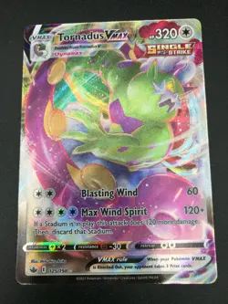 Tornadus VMAX 125/198 FULL ART Pokemon SWSH Chilling Reign Holo Rare NM 2021 - Image 1