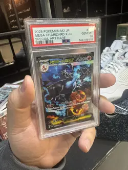 2025 POKEMON JAP M2-INFERNO X 110 MEGA CHARIZARD X EX SPECIAL ART RARE PSA 10 - Image 1
