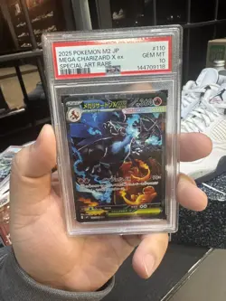 2025 POKEMON JAP M2-INFERNO X 110 MEGA CHARIZARD X EX SPECIAL ART RARE PSA 10 - Image 2