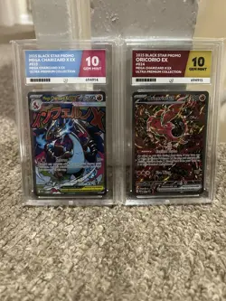 Pokemon ACE 10 Mega Charizard X UPC EX 023 + Oricorio EX 024 Phantasmal flames - Image 1