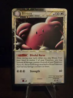 Pokemon TCG Blissey Prime 106/123 Heartgold & Soulsilver Holo 🌟MINTY🌟 HGSS - Image 1