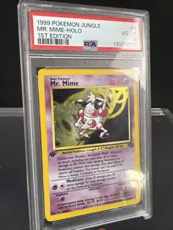Pokemon PSA 4 1st edition Jungle Mr. MIME 6/64 Rare Holo WOTC Fresh Grade 🔥 - Image 3