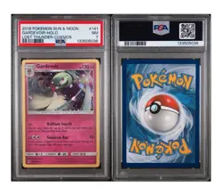 2018 POKEMON SUN & MOON LOST THUNDER #141 GARDEVOIR-HOLO COSMOS - PSA 7 - Image 3