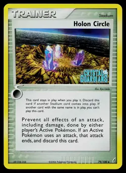 Pokemon Card - Holon Circle Crystal Guardians 79/100 Reverse Holo Stamped - Image 1
