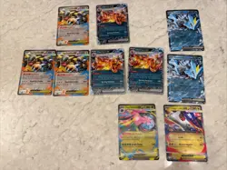 Lot 10 Jumbo Pokemon Promo Card Mega Venusaur Latias Kangaskhan Kyurem Charizard - Image 1