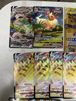 Lot of 44 Pokemon TCG Jumbo Cards (Ex, Vstar, Alt Art, Tag Team) With Binder - Image 2