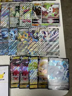 Lot of 44 Pokemon TCG Jumbo Cards (Ex, Vstar, Alt Art, Tag Team) With Binder - Image 5