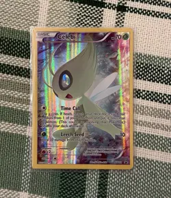 Pokemon TCG Mythical Celebi XY111 Full Art Black Star Holo Promo Card - Image 1