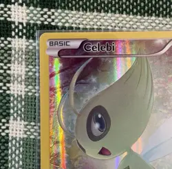 Pokemon TCG Mythical Celebi XY111 Full Art Black Star Holo Promo Card - Image 3