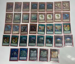 Yugioh Dinosaur Dino Card Deck Light Play Sleeved - Image 1