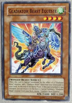 Gladiator Beast Equeste - C - Yu-Gi-Oh! - TDGS-EN024 - Unlim. -MP- Free shipping - Image 1
