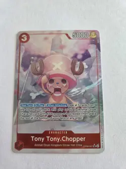 One Piece Card Game – Tony Tony Chopper – OP08-007 – Parallel SR– Near Mint - Image 1