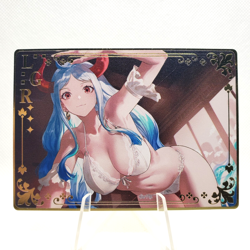 Goddess Story - Yamato - One Piece - Gold Metal LGR Anime Waifu Card CCG - Image 1
