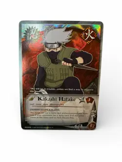 Kakashi Hatake PR 009R First Edition Naruto CCG Wavy Foil Card - Image 1