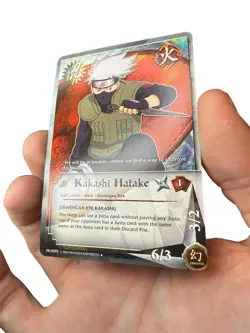 Kakashi Hatake PR 009R First Edition Naruto CCG Wavy Foil Card - Image 3