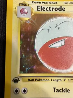 Pokemon Electrode Jungle 2/64 1st Edition Holo 1999 WOTC TCG Card - MP - Image 2