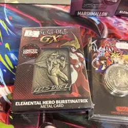 Yu-Gi-Oh! - Limited Edition Coin plus 4 limited edition metal cards - Image 3