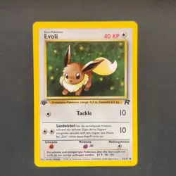 Pokemon TCG Karte - Evoli 55/82 Team Rocket 1. Edition Deutsch NM - Image 3