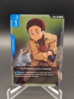 A Healthy Curiosity Gundam Card Game . Steel Requiem GD03-101 R - Image 1