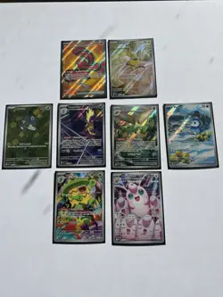 Pokemon Phantasmal Flames Full Art Lot (8) Cards - Image 1