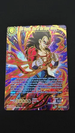 Dragon Ball Super Card SS4 Vegeta, Rise of the Super Warrior BT11-052 SPR - Image 1
