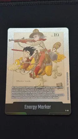 Dragon Ball Super Card Game Fusion World SB01 Manga Booster Energy Marker E-43 - Image 1