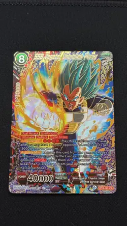SSB Vegeta, Unbridled Power BT16-147 SCR Dragon Ball Super Card Anniversary Box - Image 1