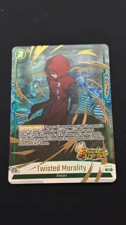 Twisted Morality FS10-18 Bonus Pack Alt Art Dragon Ball Legends Promo Card - Image 1
