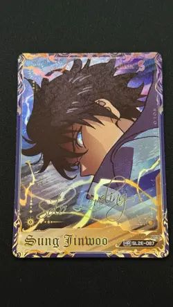 Solo Leveling Mapniverse Sung Jinwoo HR SL2E-087 Card - Image 1