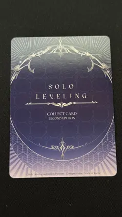 Solo Leveling Mapniverse Sung Jinwoo HR SL2E-087 Card - Image 2