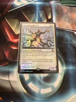 Mtg FOIL Monastery Mentor - March of the Machine + Bonus Foils - Image 1