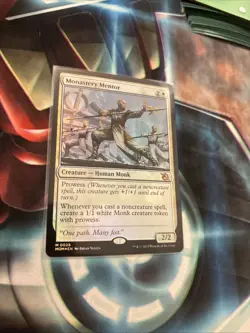 Mtg FOIL Monastery Mentor - March of the Machine + Bonus Foils - Image 2