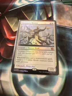Mtg FOIL Monastery Mentor - March of the Machine + Bonus Foils - Image 3