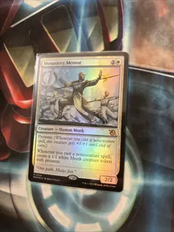 Mtg FOIL Monastery Mentor - March of the Machine + Bonus Foils - Image 5