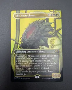 Magic the Gathering: The Necrobloom (Borderless) Modern Horizons 3 Foil NM - Image 2