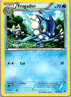 Frogadier 47/162 Uncommon BREAKthrough Pokemon Lightly Played - Image 1
