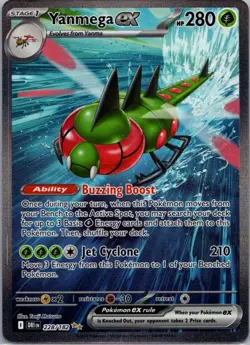 Yanmega ex 228/182 Special Illustration Rare Destined Rivals Pokemon Near Mint - Image 1