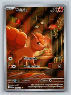 Vulpix Illustration Rare Near Mint Mega Evolution 138/132 Pokemon TCG - Image 1