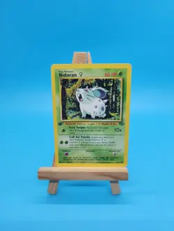 Pokemon 1st Edition Nidoran F Common Jungle 57/64 NM - Image 1