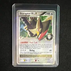 Pokemon Staraptor FB LV.X Supreme Victors 147/147 Rare Holo HP 100 2009 EN - Image 1